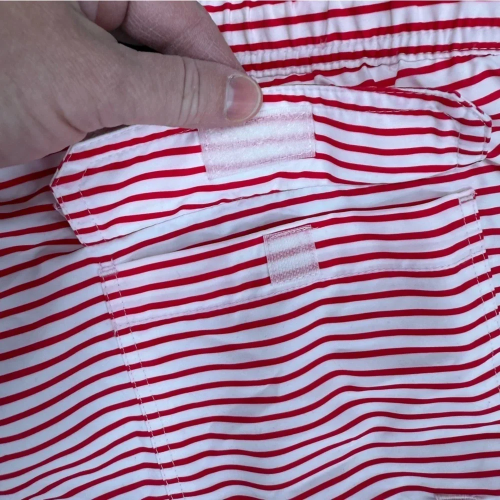 NWT Brooks Brothers Swim Trunks XXL Stars Stripes Patriotic Flag Shorts Swimsuit